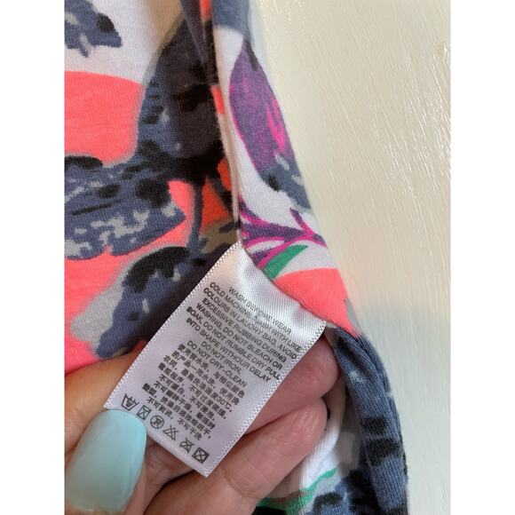 Kid Tales short sleeve one piece pants floral zip lightweight Size 73 US 6-9 m - Picture 8 of 8